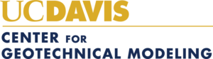 U C Davis Center for Geotechnical Modeling logo